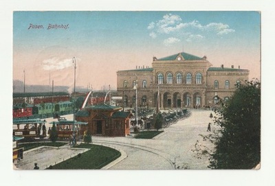 POZNAŃ. Dworzec Główny z 1915 roku