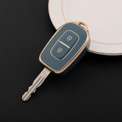 GREY KEY KEY CASETPU LLAVES OKLADKA FOB FOB PARA RENAULT KWID RUCH SYMBOL PARA  