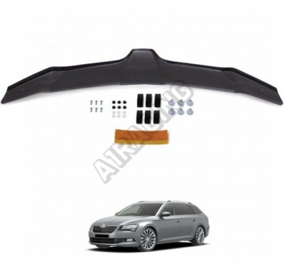 Дефлектор капот передней škoda superb ii 2013-15 фото №1