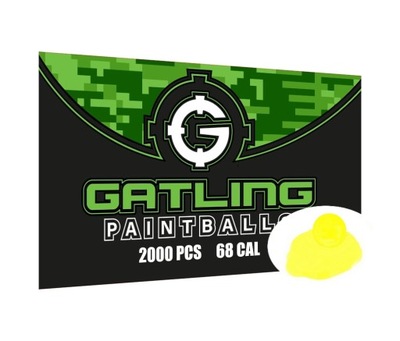 KULKI Gatling paintball 500szt* Winter* EU!