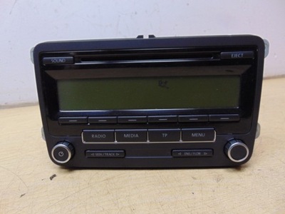 Радио заводской vw golf vi plus 5m0035186ab фото №1