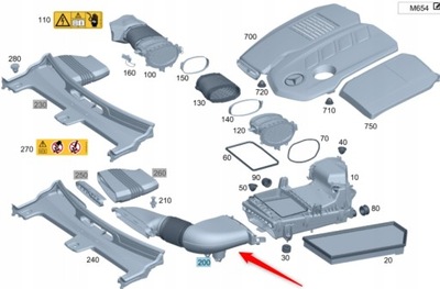 Труба mercedes a6540940900 c klasa w206 фото №1