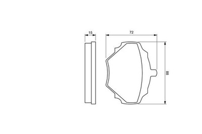 BOSCH 0 986 424 563 КОЛОДКИ ТОРМОЗНЫЕ