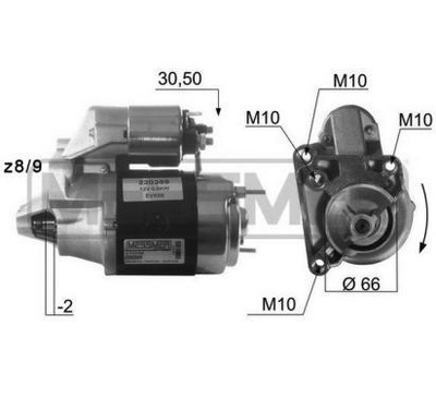 Era messmer стартер dacia, renault фото №1