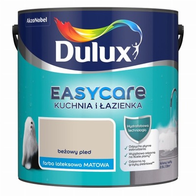 Dulux Easycare Kuchnia Łazienka Beżowy Pled 2,5L