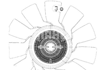 MAHLE EMBRAGUE DE VENTILADOR DEL RADIADOR SCANIA P G R T DC13.05-DC16.22  