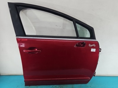 Дверь перед правое пассажира peugeot 5008 i 09-17 bordowy lkrd фото №1