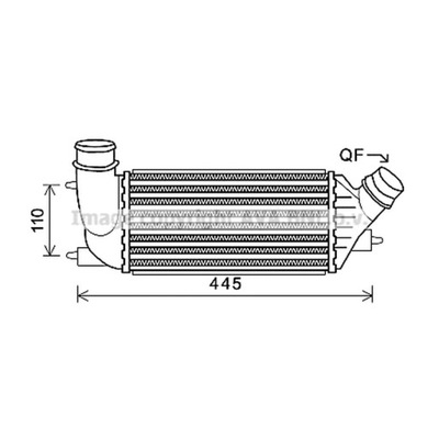 RADUADOR AIRE DE CARGA AVA QUALITY COOLING CNA4270  