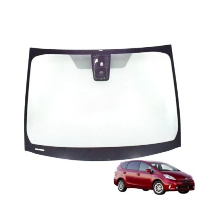 Стекло лобовое toyota prius v prius+ 2017- зелёный с камера оригинальный номер 561014f909 фото №1