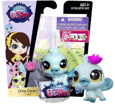 LITTLEST PET SHOP DZIOBAK ORNA CURLEY LPS B2164