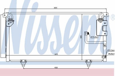 RADUADOR DE ACONDICIONADOR NISSENS 940091  