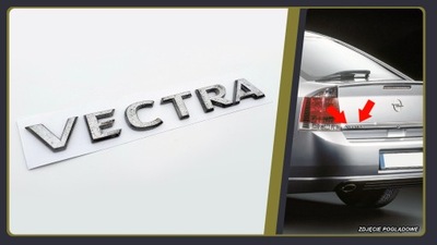 OPEL VECTRA C EMBLEMA INSCRIPCIÓN TRASERA DE TAPA  