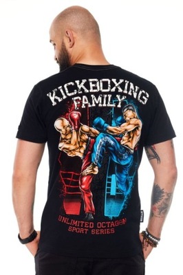 T-shirt koszulka Octagon Sport Series Kickboxing Family unlimited - L