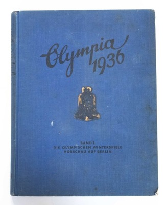 STARA KSIĄŻKA NIEMIECKA OLIMPIADA 1936 BERLIN (część I)