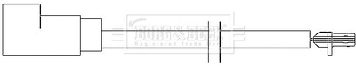 Borg & beck bwl3005 контакт попереджувальний, знос накладок гальмівних фото №1
