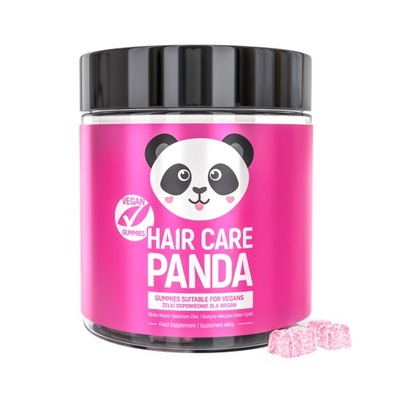 Noble Health Hair Care Panda żelki 300 g Biotyna Włosy