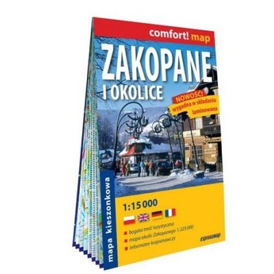 Comfort! map Zakopane i okolice 1:15 000 mapa
