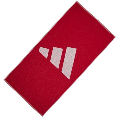 Ręcznik adidas 3 Bar Towel IR6243 czerwony 50x100cm /adidas