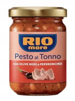 Rio Mare Pesto al Tonno z Oliwkami i Peperoncino