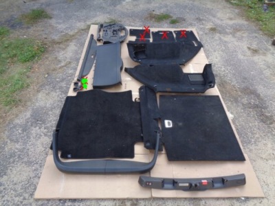 Mercedes ml w166 элементы салона защита пластики фото №1