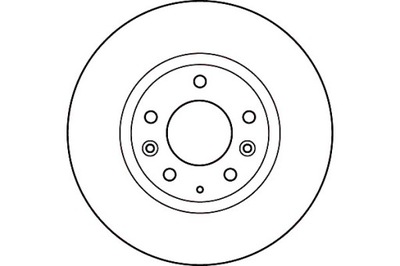 ДИСК HAM. MAZDA CX-7 07- DF4958S TRW TRW DF4958S ДИСК ГАЛЬМІВНИЙ