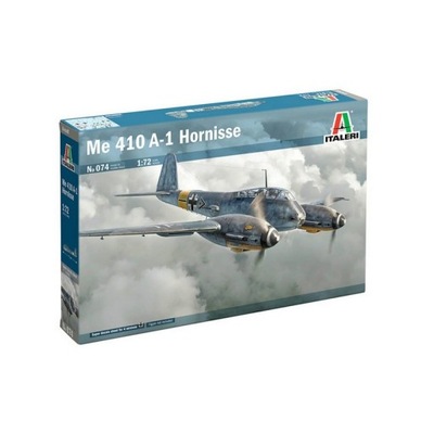 Model samolotu Messerschmitt ME 410 \"Hornisse\" Italeri 074