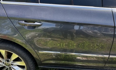 Дверь vw passat cc правый задняя lk7x фото №1