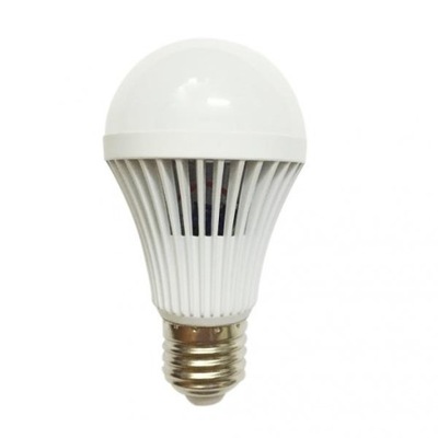 2 X E27 7W V LED z mikrofalową lampą z czujnikiem ruchu i żarówką o barwie zimnej bieli