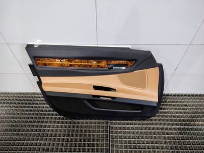 Обшивка обивка дверь левый перед передняя левая bmw 7 f01 f02 f03 f04 фото №1