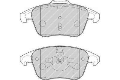 FERODO КОЛОДКИ ГАЛЬМІВНІ CITROEN ПЕРЕД C4 PICASSO 0