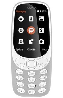 Telefon komórkowy Nokia 3310 4 MB / 16 MB 2G szary