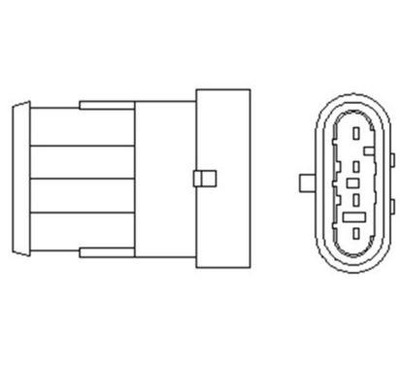 Mm датчик лямбда-зонд alfa romeo 147, 156, 166, gt, mito фото №1