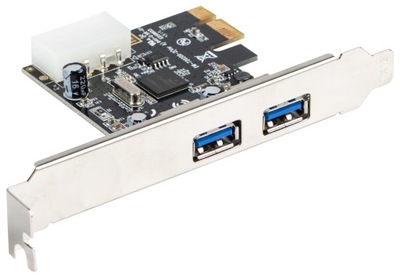 LANBERG karta PCI Ex 2 porty USB 3.1 +low profile