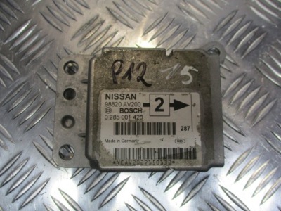 Модуль подушка безопасности nissan primera p12 1.9 dci 98820 av200 фото №1
