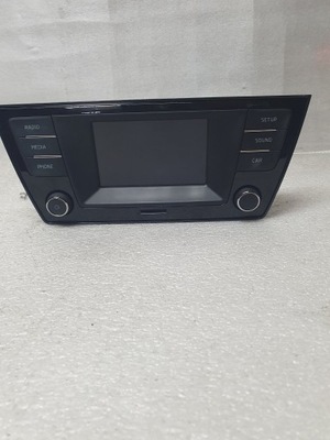 Оригинальные радио skoda fabia iii 6v0035871b фото №1