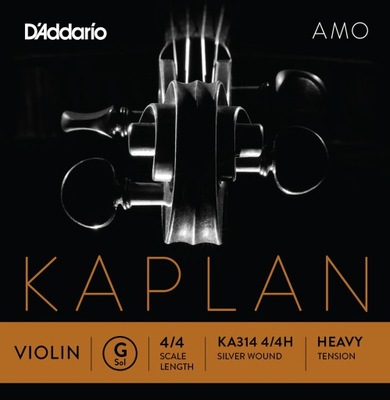 D'addario Kaplan struna pojedyncza G 4/4 do skrzypiec AMO KA314 Hard