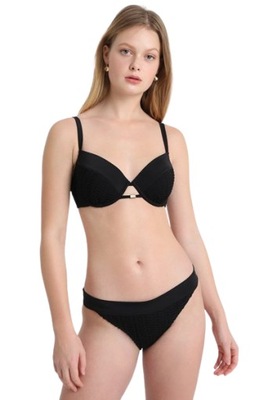 Hunkemoller Dół od bikini czarny 42