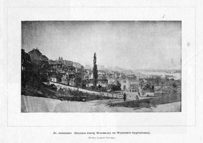 druk 1896 Jasieński: Diorama starej Warszawy