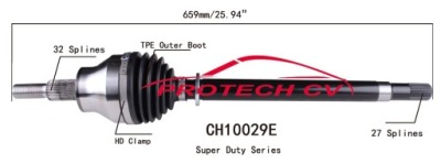 Привідний вал привідна ліва перед jeep wrangler jl 2018- фото №1