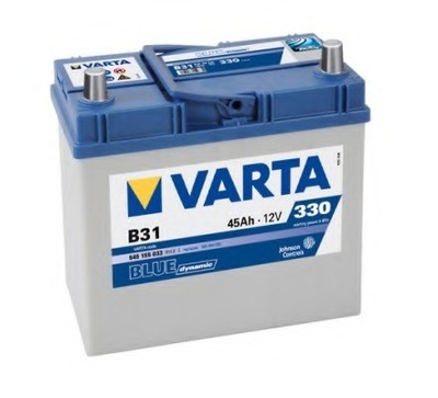 BATTERY VARTA 45AH/330A P+ B31 - BLUE DYNAMIC  