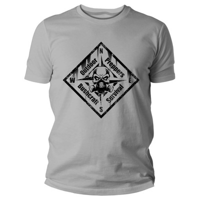 Koszulka T-Shirt TigerWood Preppers - szara XL