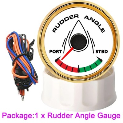 Waterproof 52mm Boat Rudder Angle Indicator 0-190 ohm With Rudder An~84054