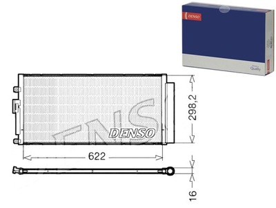 Denso dcn09046 конденсатор, кондиціонер фото №1