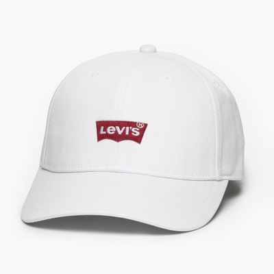 LEVI's czapeczka z daszkiem czapka LEVIS logo biał