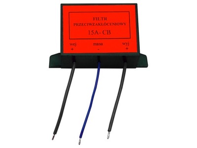 Filtr samochodowy przeciwzakłóceniowy15A