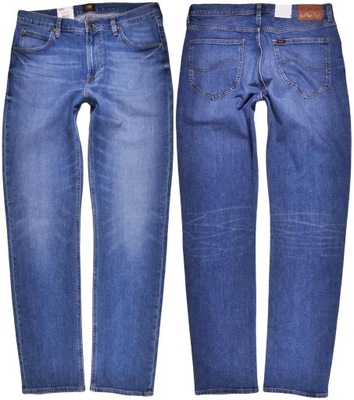 LEE spodnie TAPERED blue jeans WEST _ W32 L30
