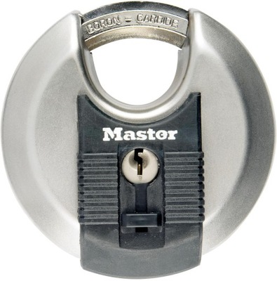 Kłódka tarczowa z kluczem Master Lock