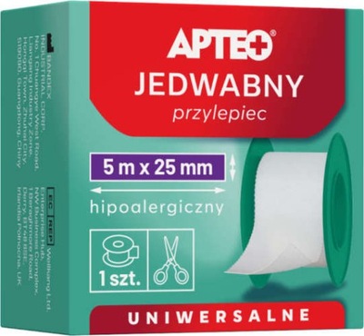 Przylepiec jedwabny Apteo 25 mm x 5m