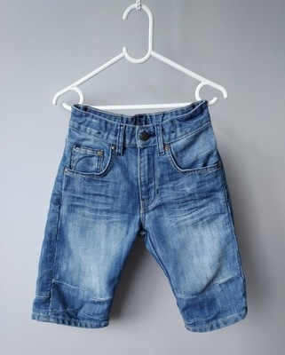 H&M jeansowe spodenki bermudy 116 cm