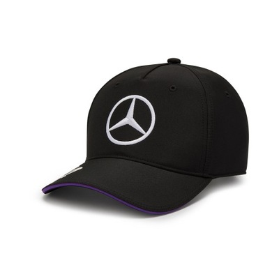 CZAPKA BASEBALLOWA DZIECIECA NEGRA LEWIS HAMILTON MERCEDES AMG F1 2024  